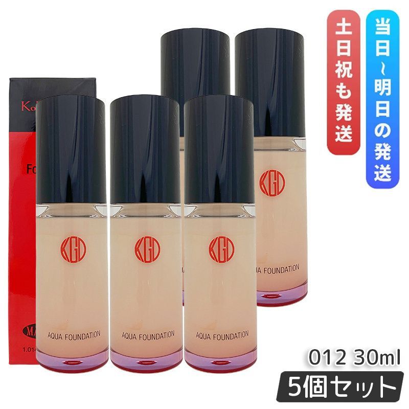 5個セット 江原道 Koh Gen Do マイファンスィー アクアファンデーション 30ml 012 カバー UV 化粧下地 日焼け止め 素肌 透明感 透明感 ツヤ こうげんどう