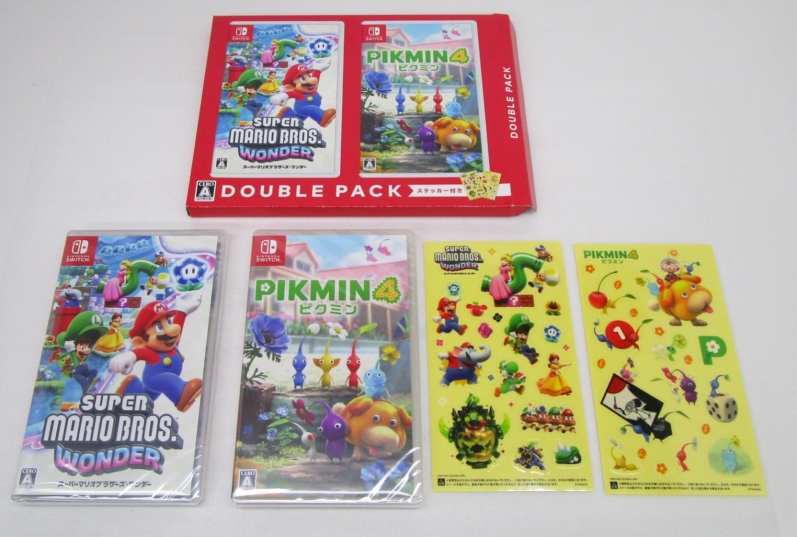 Switch スーパーマリオブラザーズ ワンダー・ピクミン4 ダブル