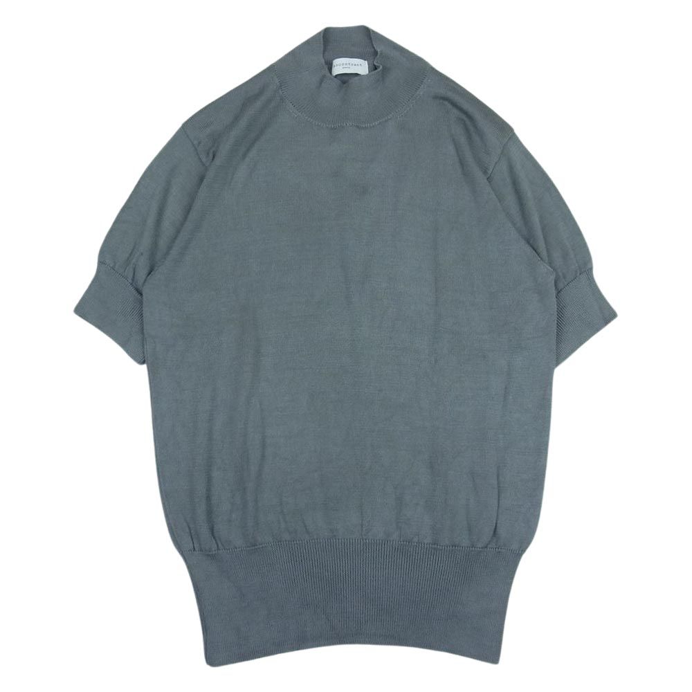 美品　RENCONTRANT シルク100% 半袖ニット Lサイズ レンコントラント Rencontrant ニット シルク 100％ 半袖 ニット