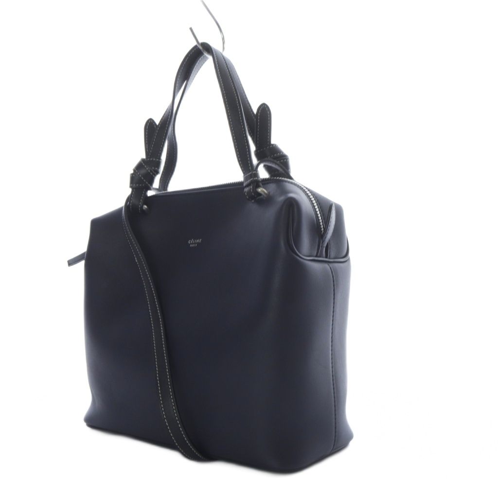 【美品】セリーヌCÉLINE クロンビー42 ネイビー　フィービー期 極美品】セリーヌ フィービー期 ホーボー ショルダーバッグ