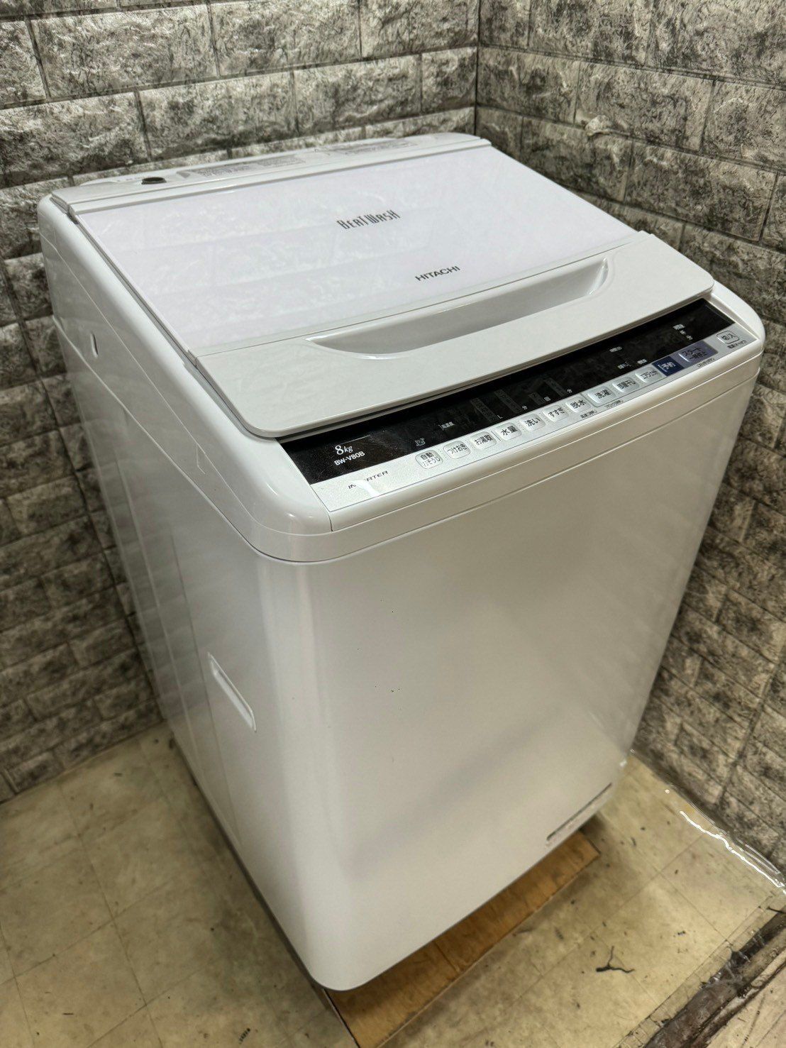 3か月保証☆洗濯機☆日立☆2018年☆8kg☆BW-V808B☆S-838