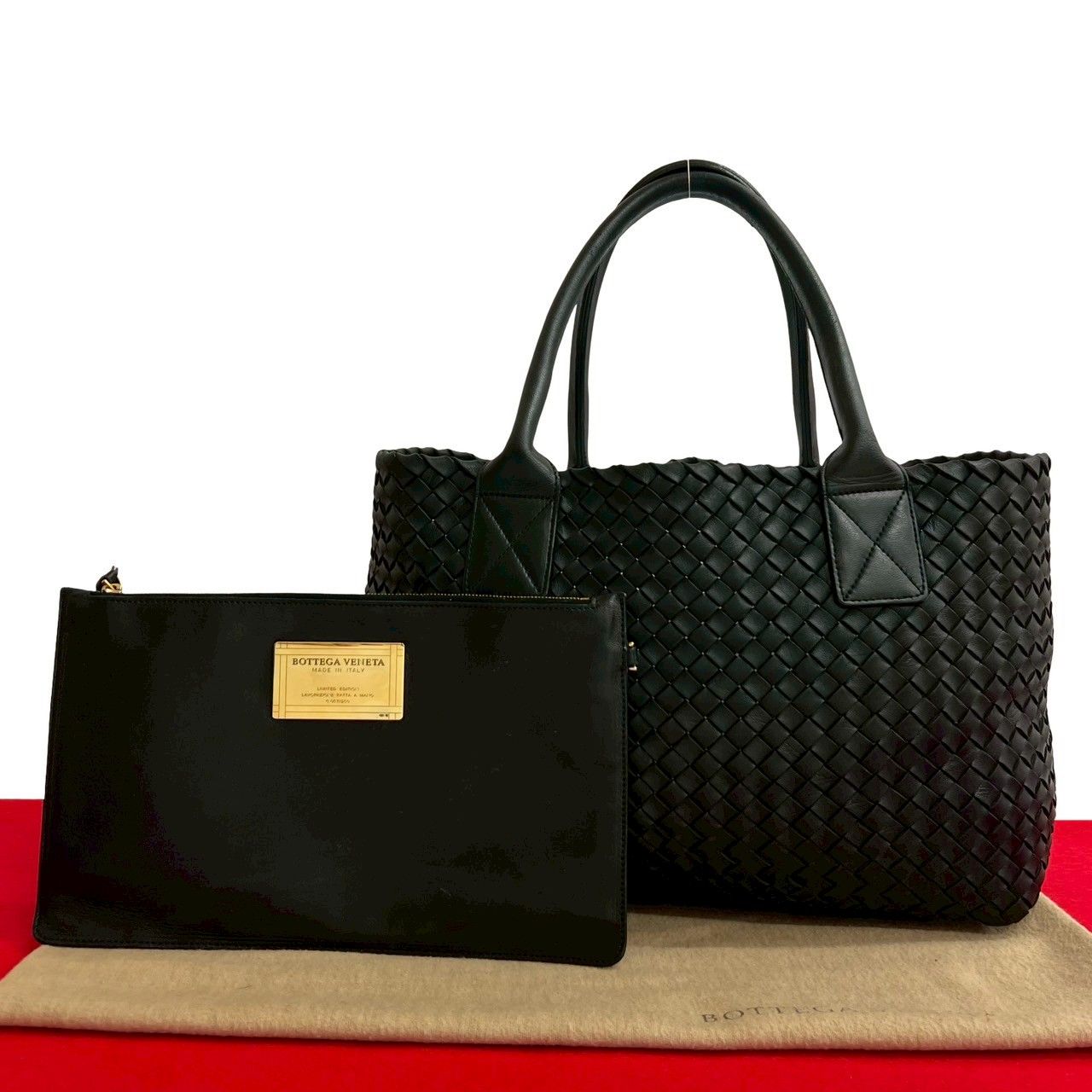 極 美品 袋付 BOTTEGA VENETA ボッテガヴェネタ カバ PM
