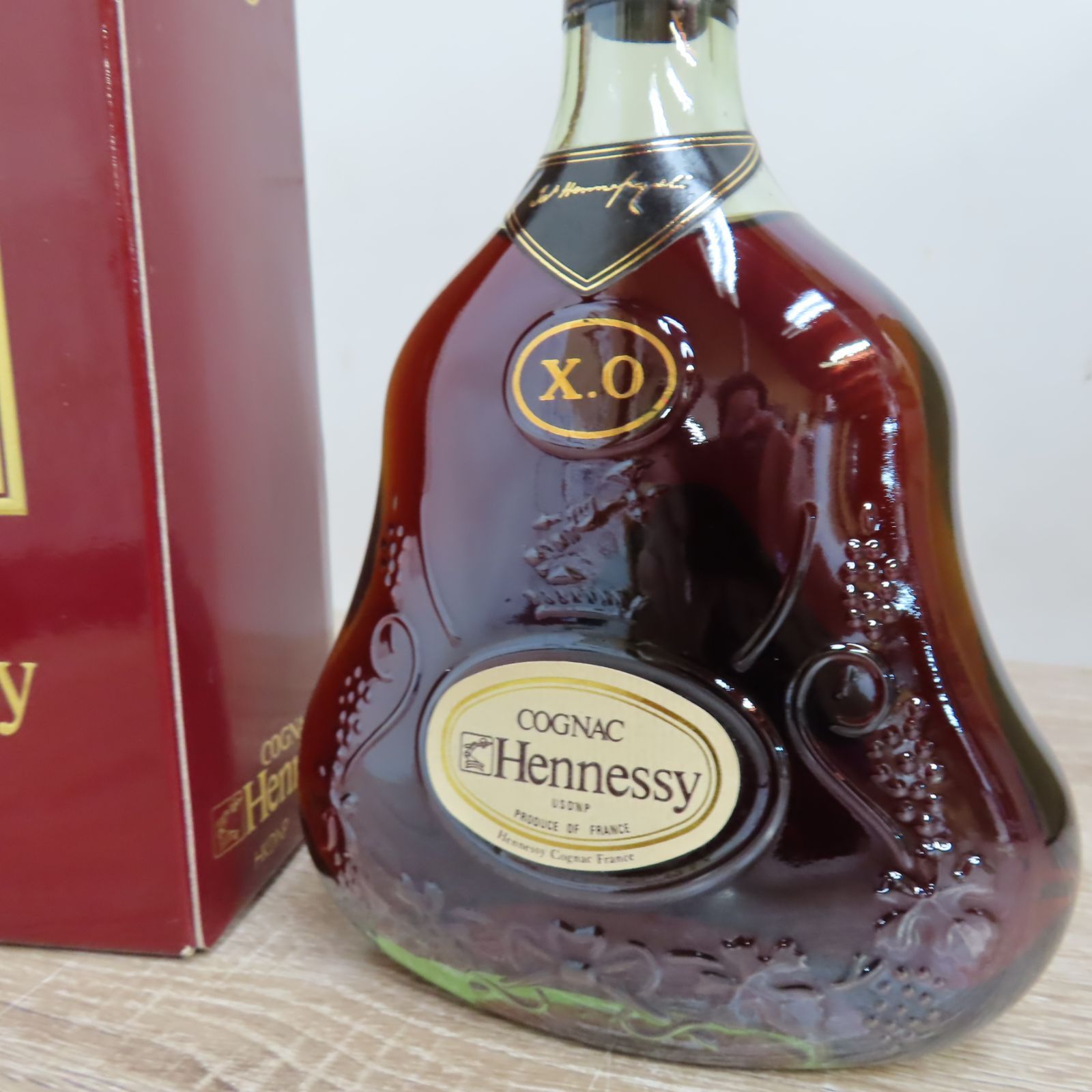 未開封品 Hennessy ヘネシー XO グリーンボトル 金キャップ