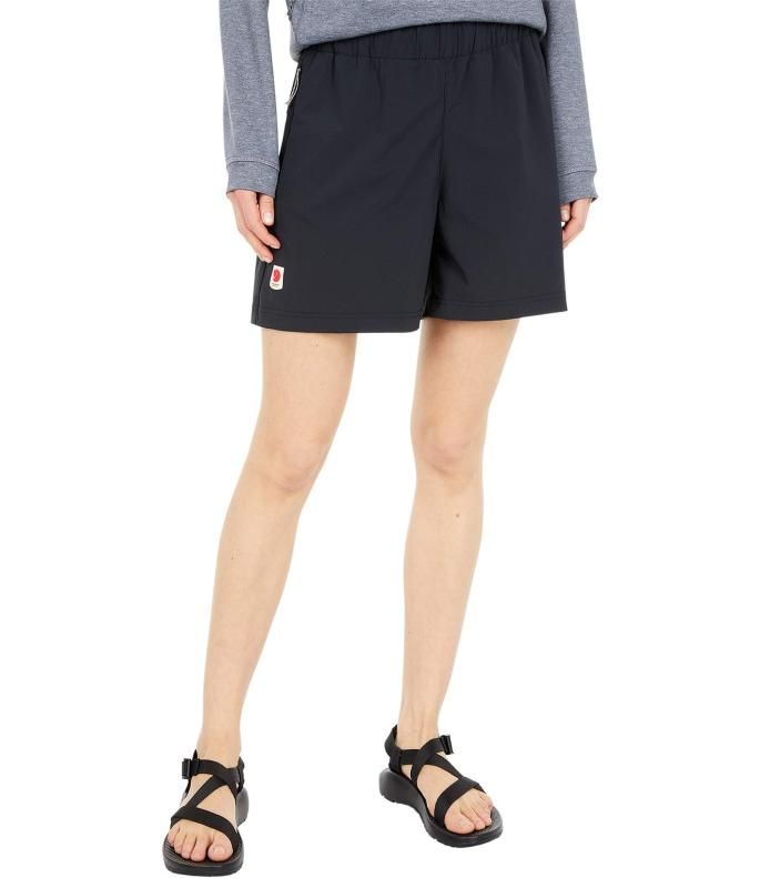 フェールラーベン アウトドア ショートパンツ High Coast Relaxed Shorts W 87034 レディース ブラック 36