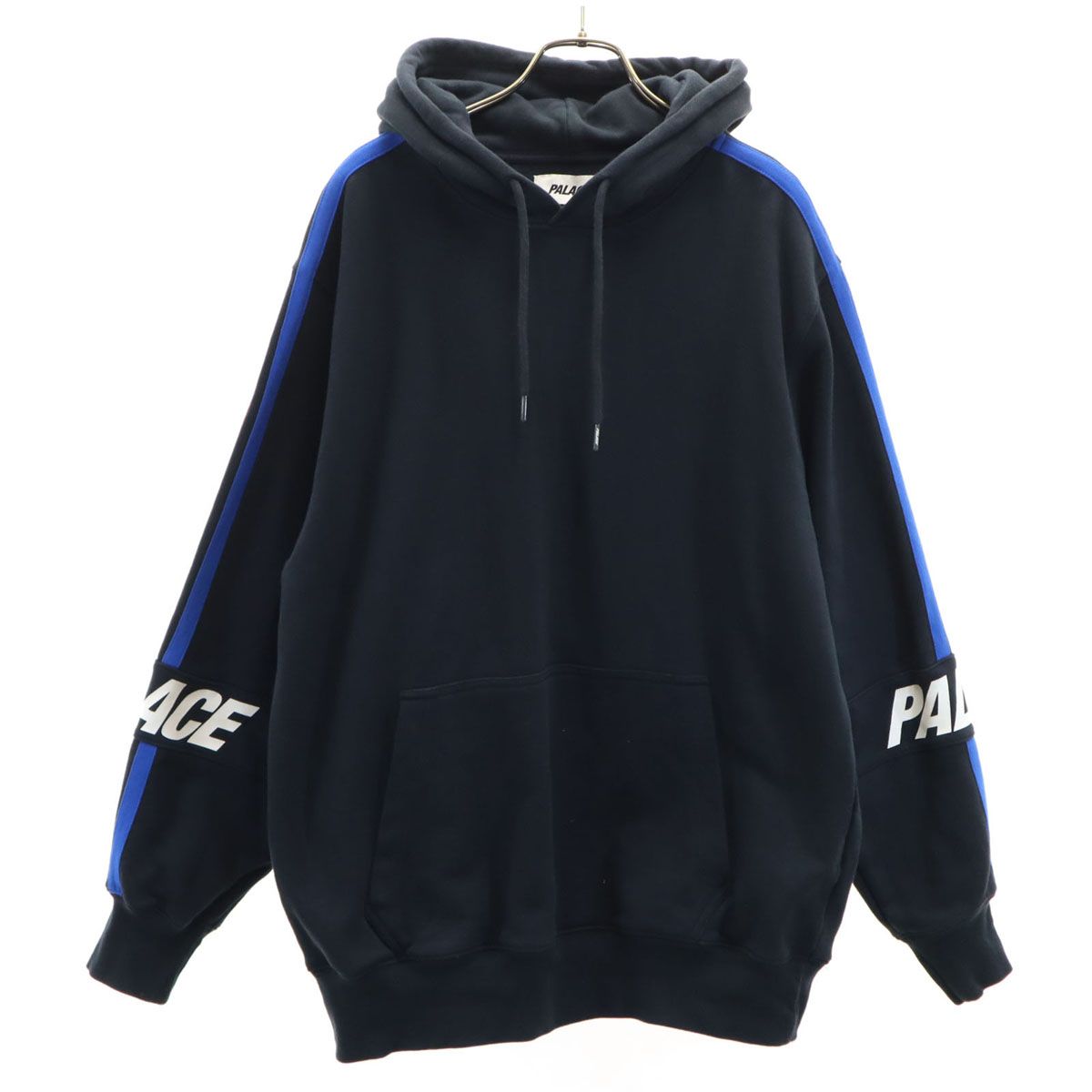 PALACE パレス 長袖 スウェットパーカー L ネイビー系 プルオーバー 