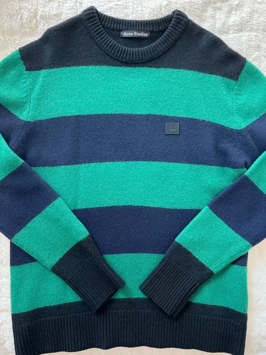 xs Acne Studios(アクネストゥディオズ) ニマ ニット セーター グリーン/ブラック