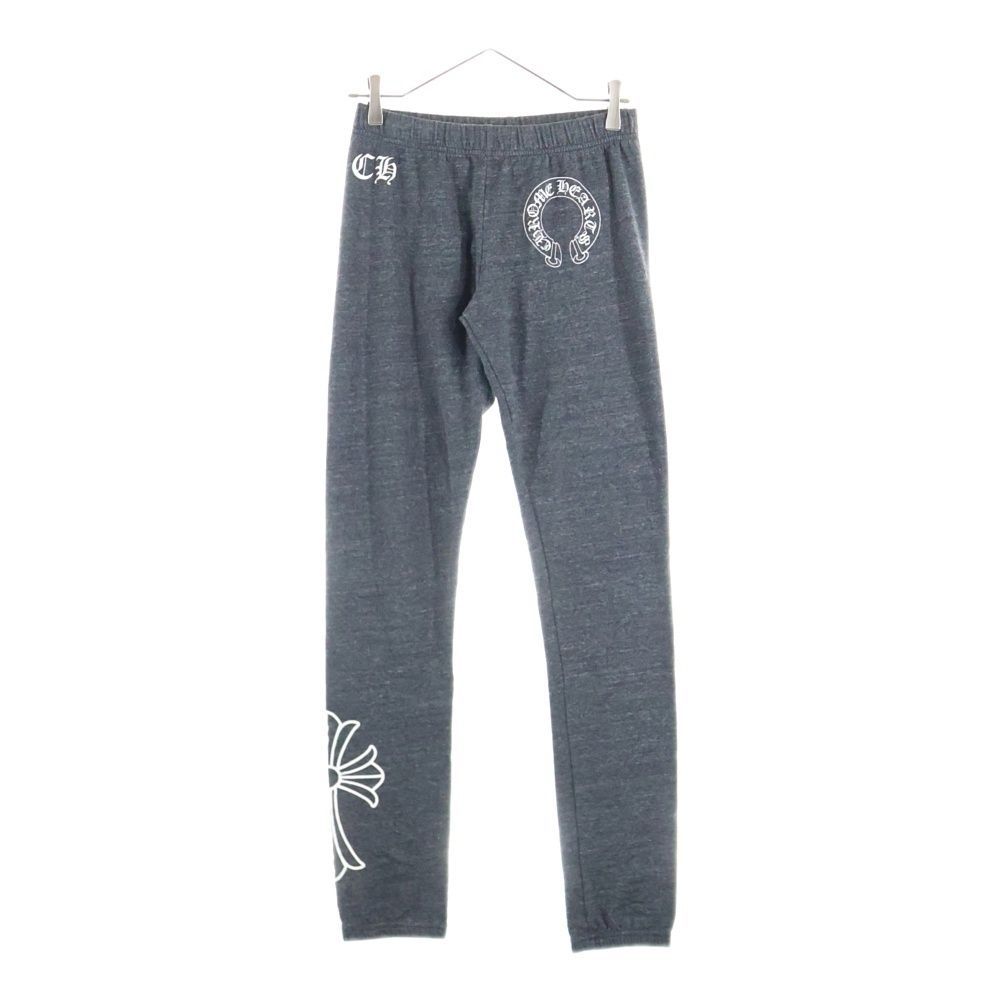 CHROME HEARTS クロムハーツ フロント ホースシュー スモールCHプリント スウェットパンツ グレー