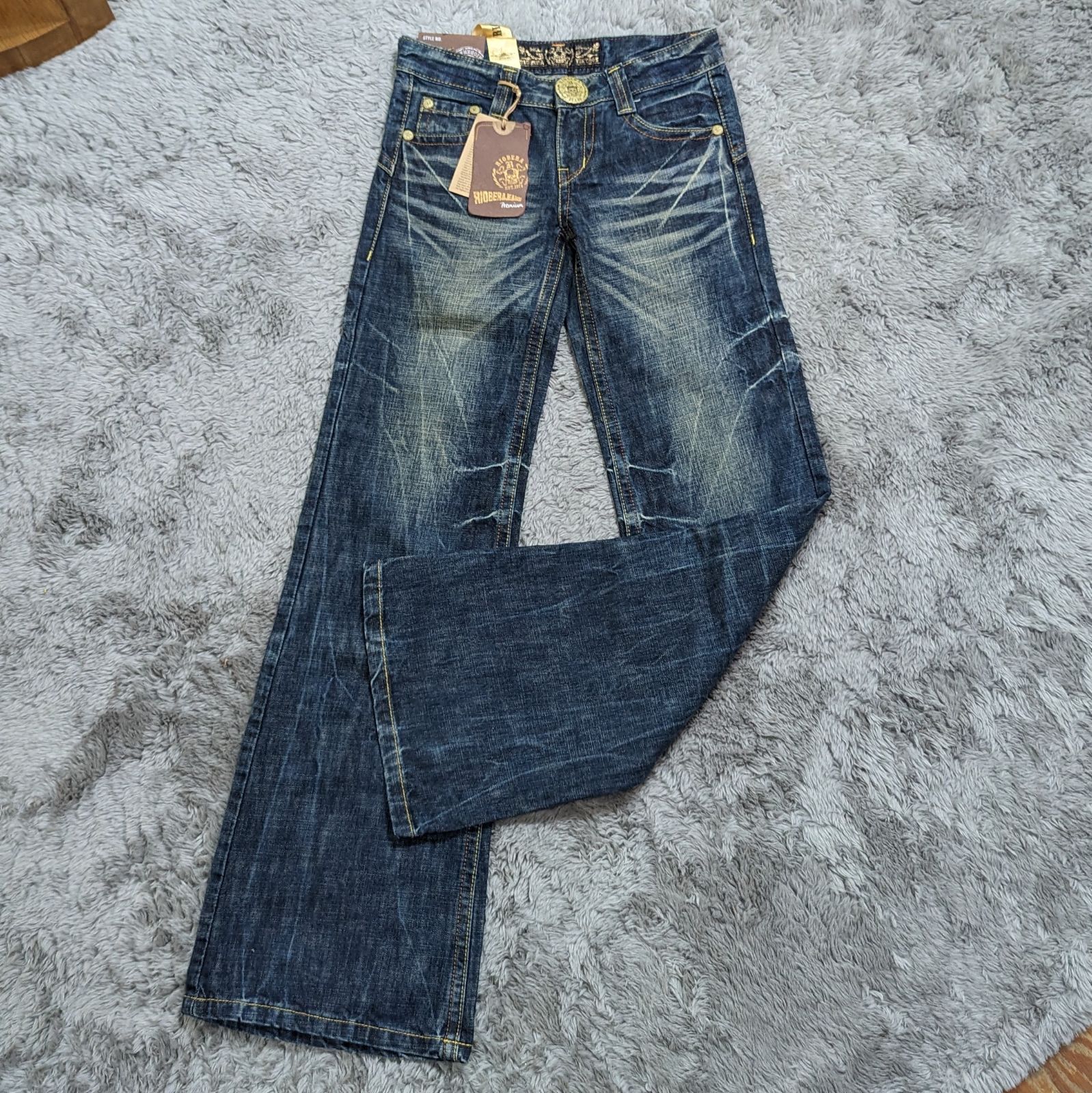 【新品・未使用】RIOBERA ブーツカット デニムパンツ 25