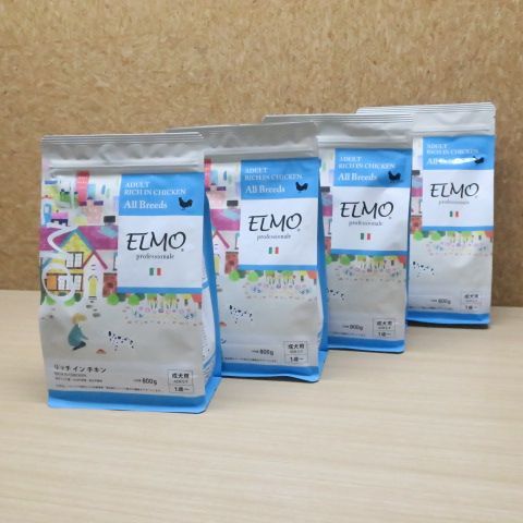 ELMO リッチインチキン ドッグフード 800g Amazon.co.jp: 【幼犬 子犬用 イタリア製ドッグフード 800g