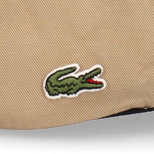 [ラコステ] ロゴ コットン ベーシック キャップ LOGO COTTON BASIC CAP (ベージュ)