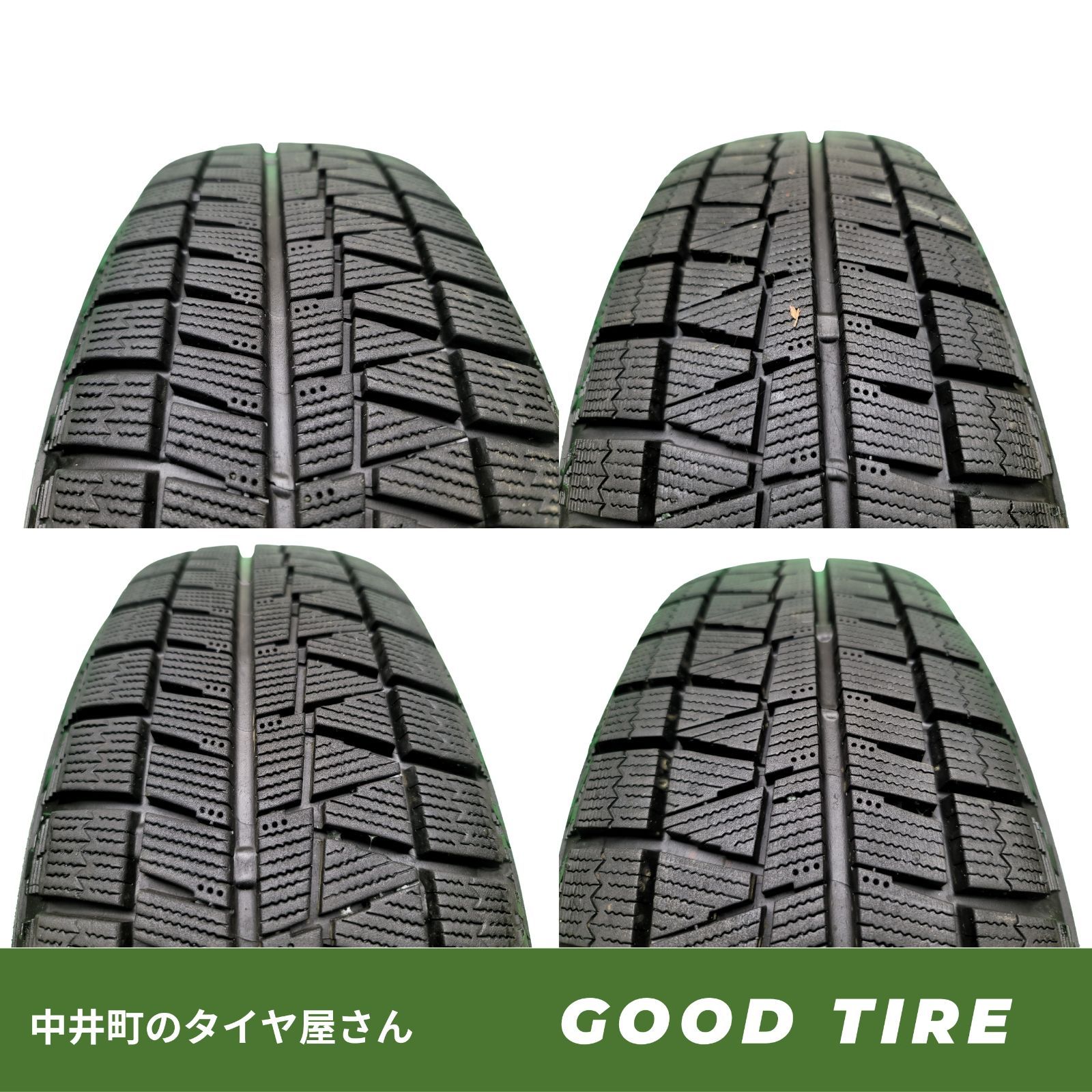 175 65R15 ブリヂストン ICEPARTNER2 4本 製 冬用 8分山 タイヤ スタッドレスタイヤ アクア フィット ノート 6952