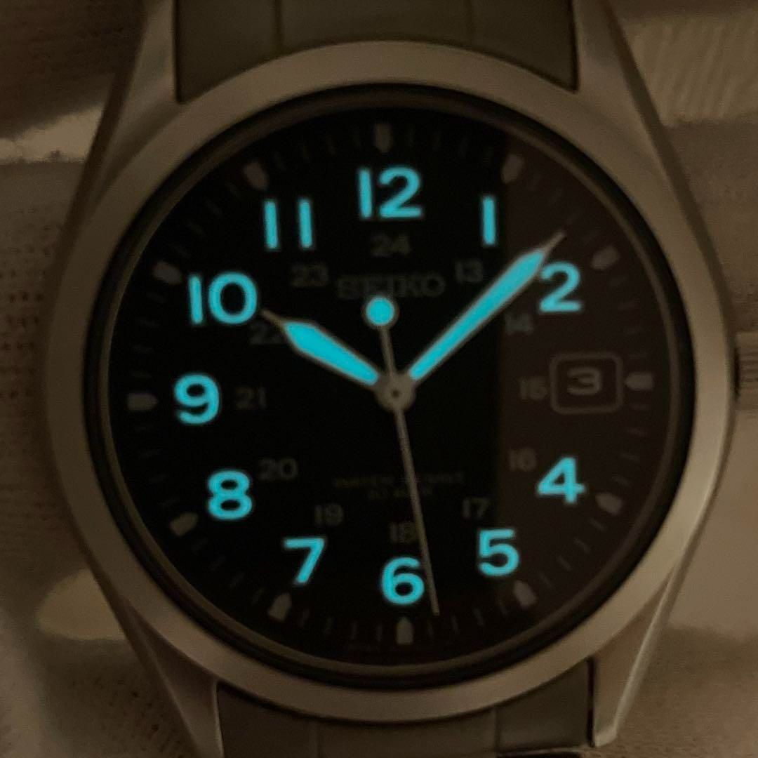 SEIKO/セイコー 7N42-8260 蛍光、蓄光文字盤 3針デイトQZ