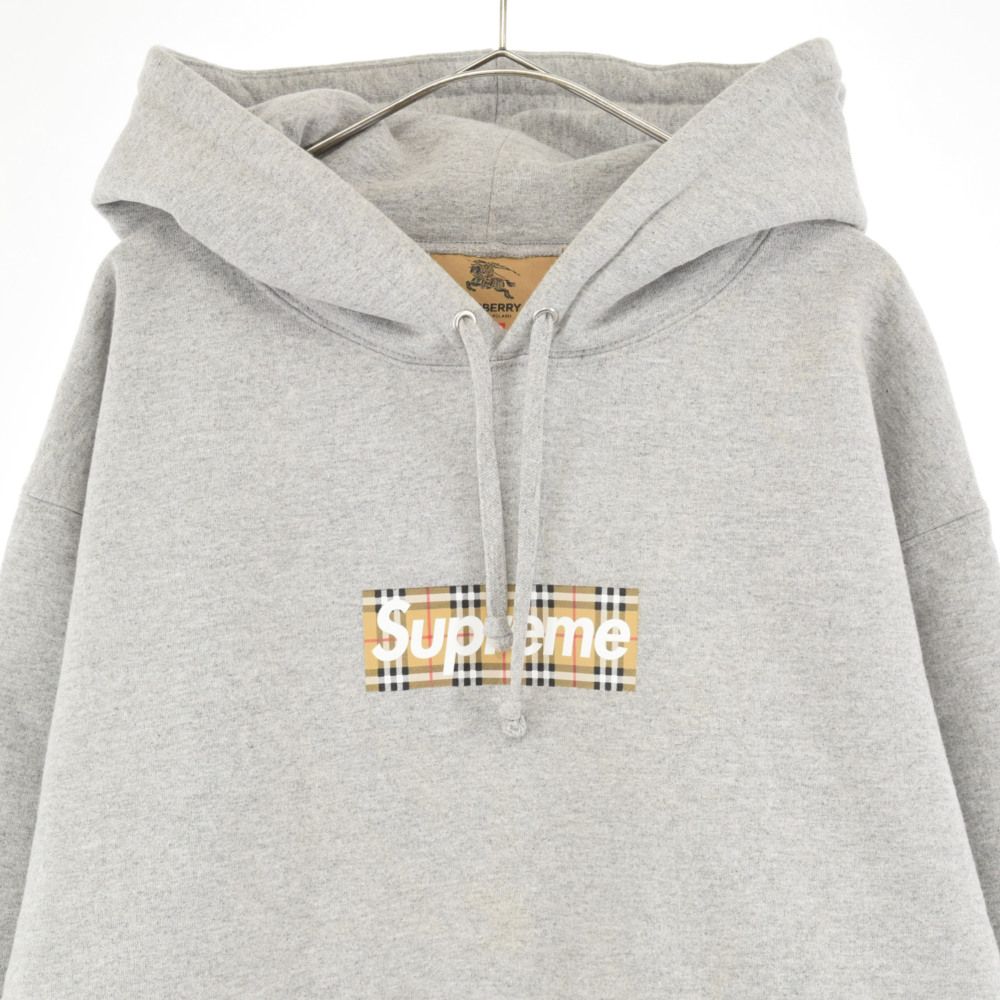 SUPREME (シュプリーム) ×Burberry 22SS Box Logo Hooded
