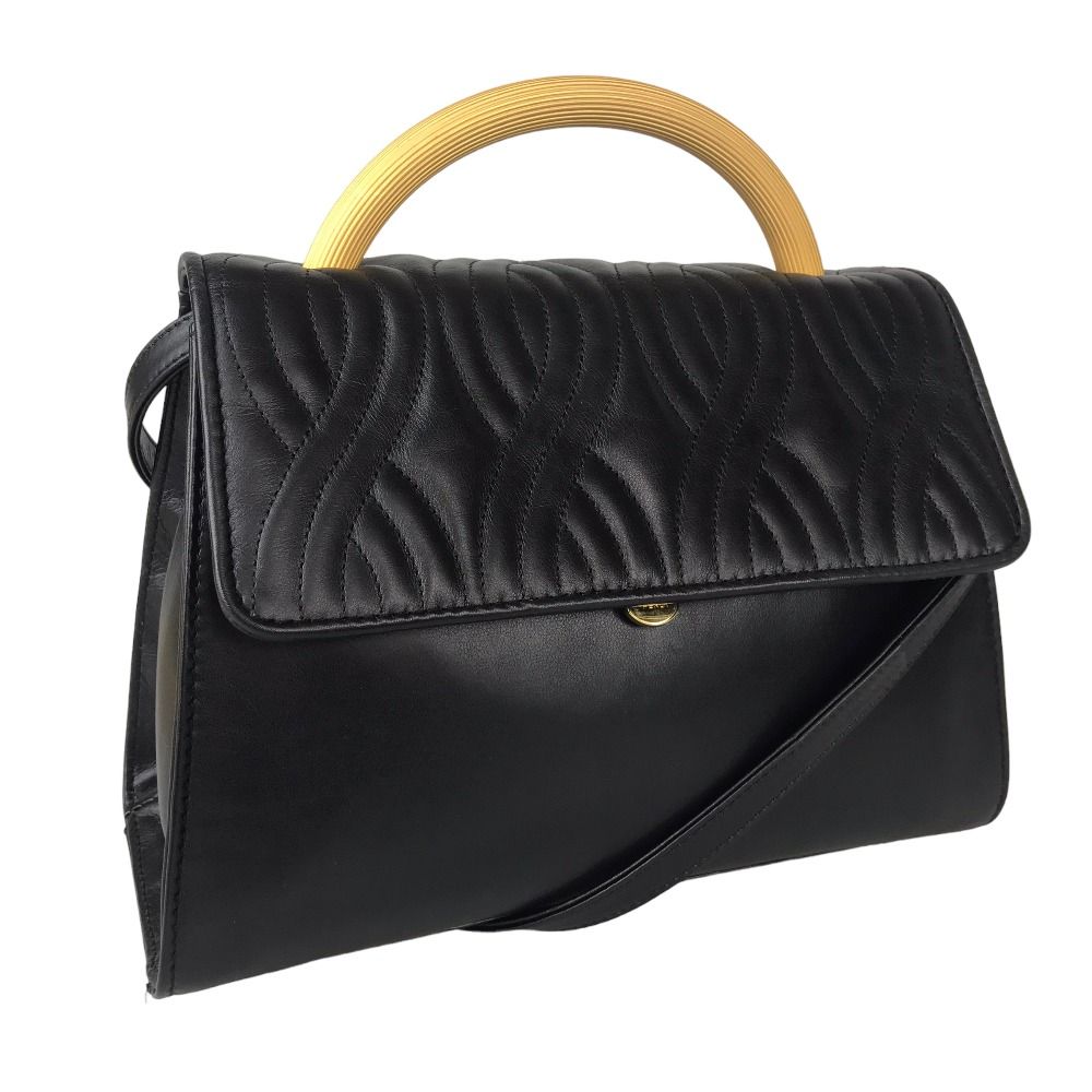 フェンディ FENDI キルティングレザー ショルダーバッグ ヴィンテージ FENDI フェンディ キルティングレザーミニショルダーバッグ