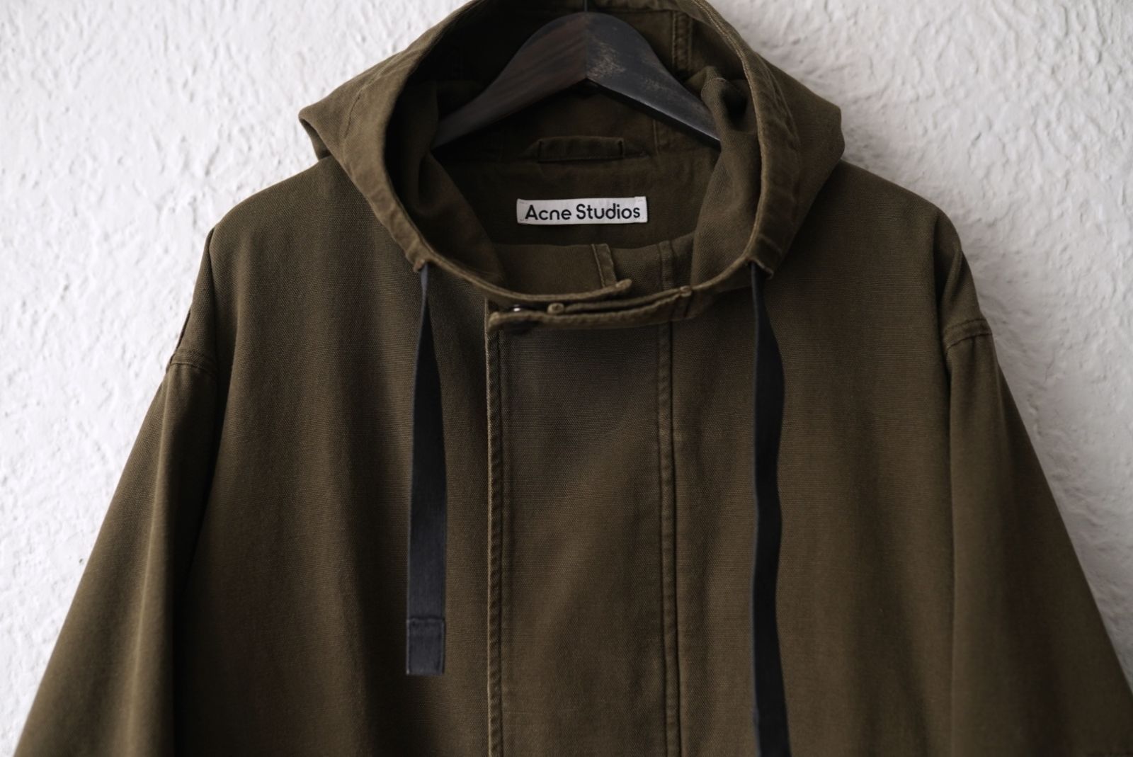21SS ヘビーキャンバスモッズコート オリーブ / ACNE STUDIOS(アクネ 