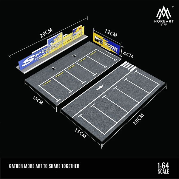 新品未使用 MOREART 1/64 ジオラマ 商業ビル ミニカー 駐車場 Amazon.co.jp: MoreArt 1/64【日本の商業ビル】 ジオラマ 駐車場