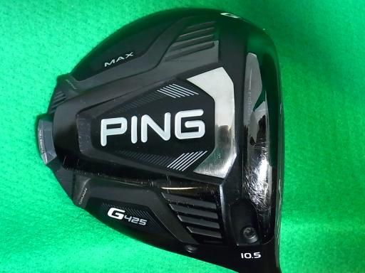 【美品】PING G425 MAX 10.5 純正Sフレックス（シャフトあり） 中古】 ピン G425 MAX 10.5° ドライバー DR 純正特注シャフト