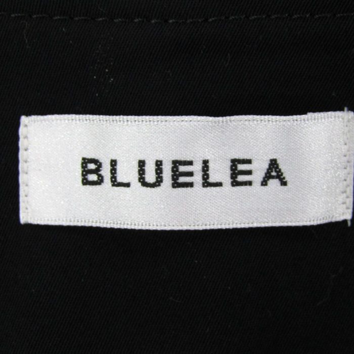 bluelea ブルレア ペプラムジャケット ブルレア ノーカラージャケット ペプラム ブランド アウター 黒