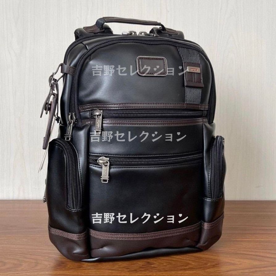 TUMI ノックス レザー バックパック 922681 ブラック - メルカリ