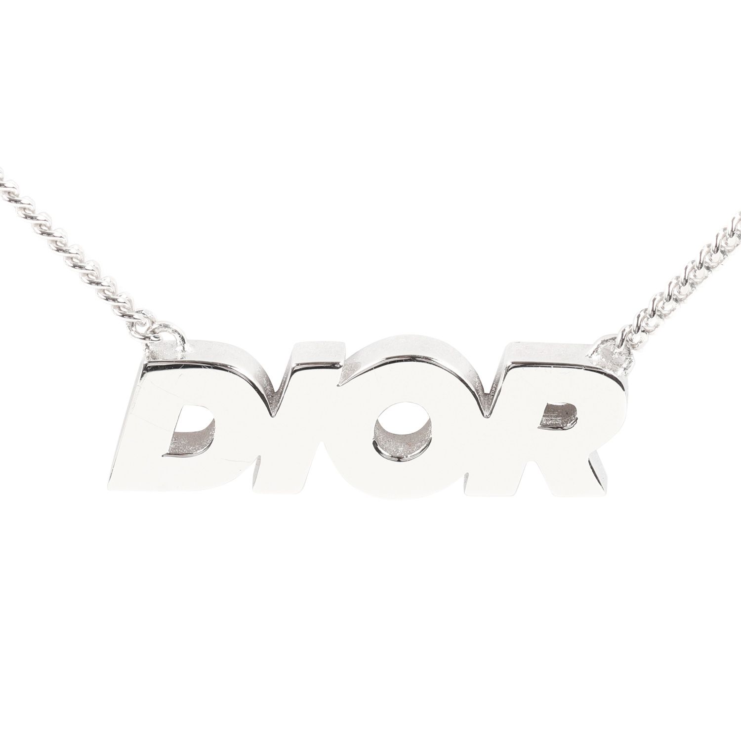Dior HOMME ディオールオム 近年モデル ロゴ プレート ネックレス