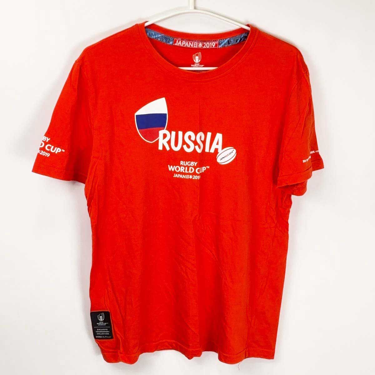 ラグビー ワールドカップ ジャッパン 2019 ロシア T シャツ M