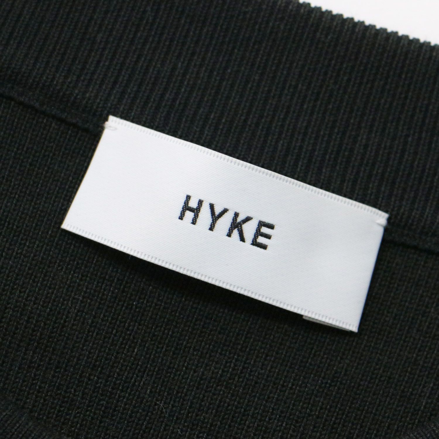 HYKE ハイク ニット セーター トップス ブラック 黒 FREE プル