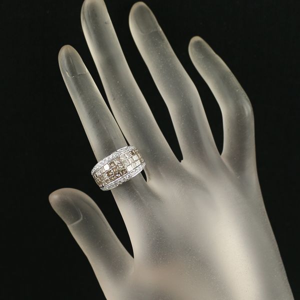 レ・エッセンシャル リング ブラウン&クリア ダイヤ ダイヤモンド 3.60  