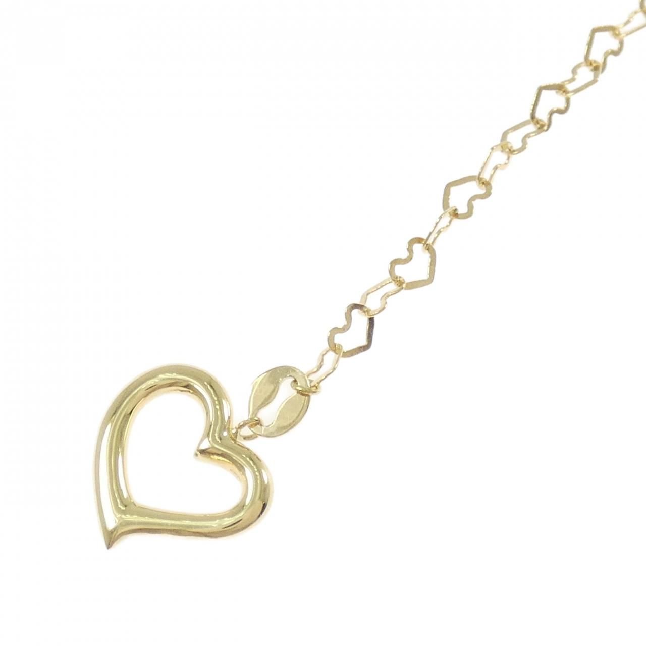 ウノアエレ 750YG ハート ブレスレット