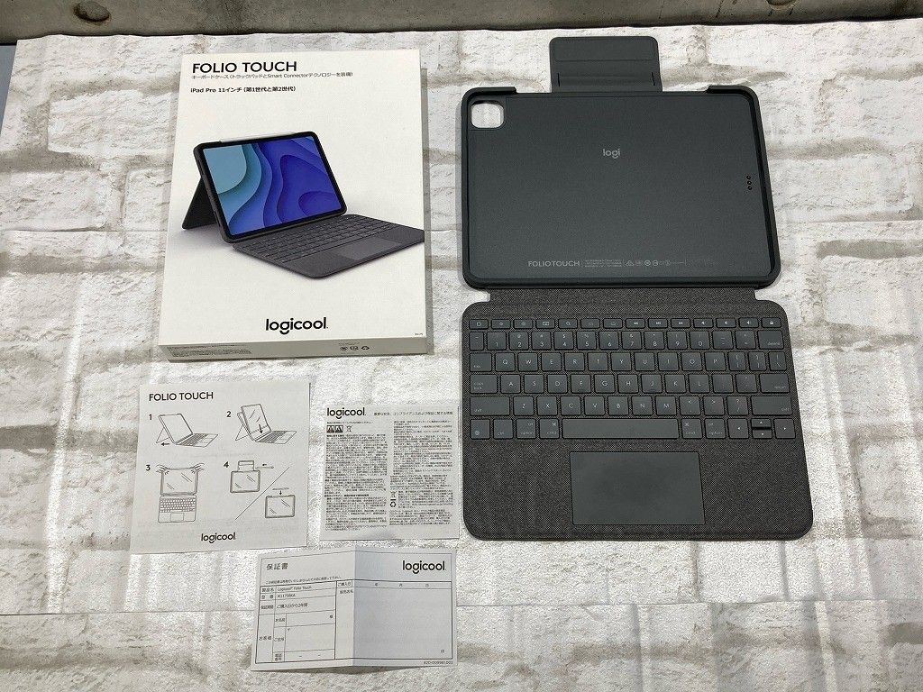 ☆状態良好☆ Logicool ロジクール iPad Pro 11インチトラックパッド付き キーボードケース Folio Touch  iK1175BKA - メルカリ