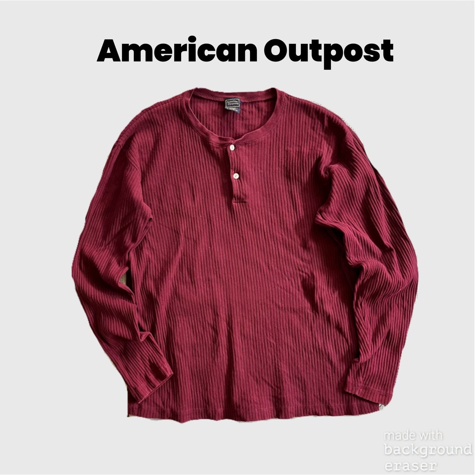 American Outpost アメリカンアウトポスト ヘンリーネックプルオーバー