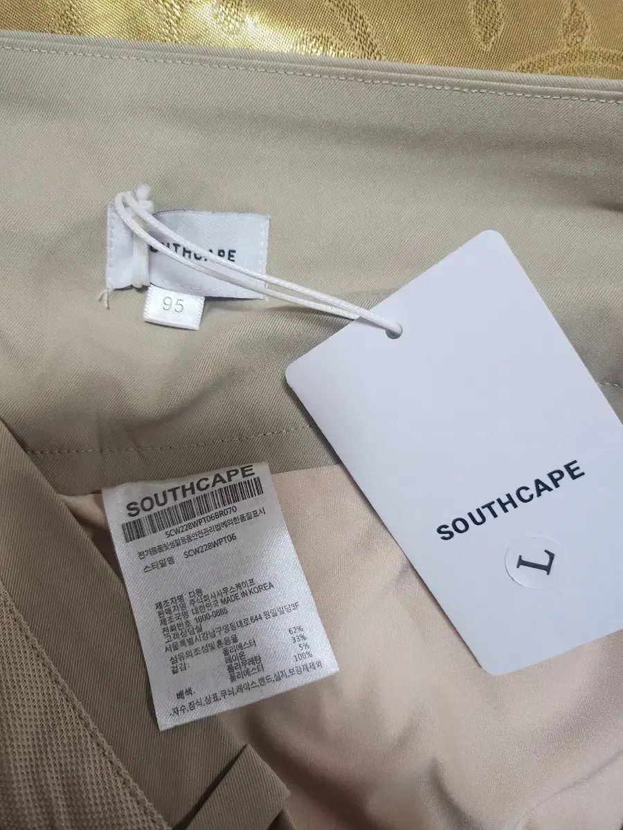 SOUTH CAPE GOLF ベージュ プリーツ スカート LLC-HASEGAWATOSO_COM