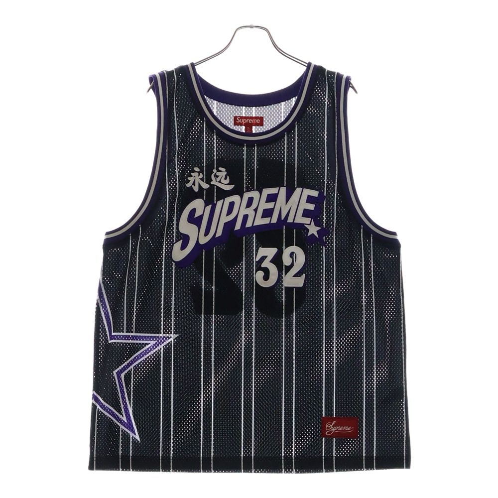SUPREME シュプリーム 24SS Star Basketball Jersey スター バスケットボール ジャージタンクトップ ゲームシャツ ブラック