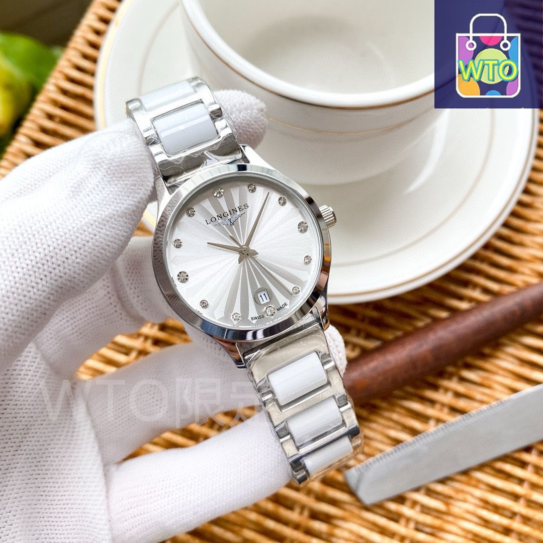 ロンジン 腕時計 レディース ３針 カレンダー デイト コンビベルト ロンジン トリプルカレンダー ムーンフェイズ 18K YG / LONGINES