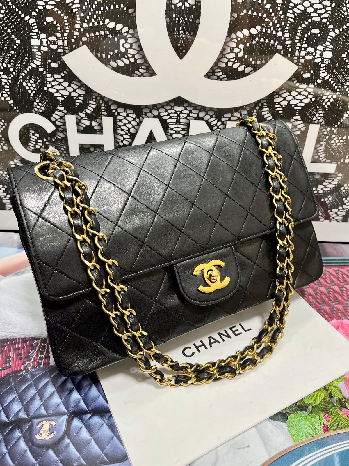 ◇◇ 極美品 シャネル CHANEL マトラッセ ヴィンテージ ダブルフラップ