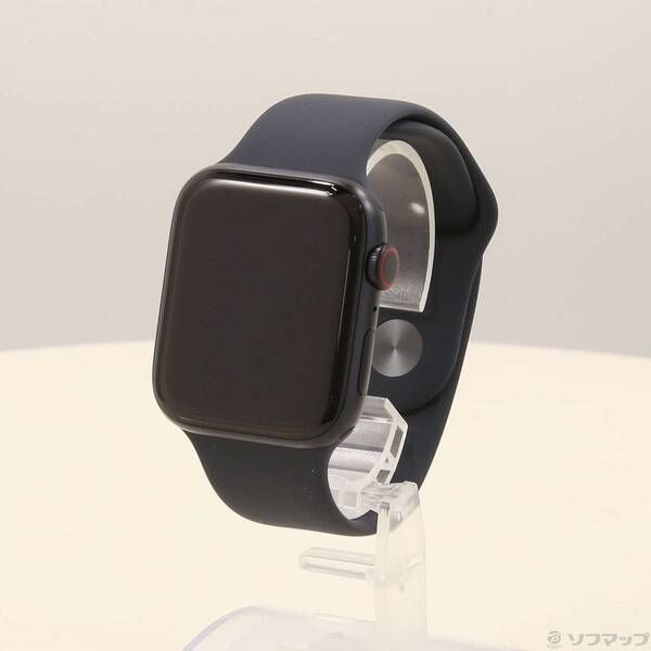 〔 〕Apple Watch SE 第2世代 GPS Cellular 44mm ミッドナイトアルミニウムケース ミッドナイトスポーツバンド 258
