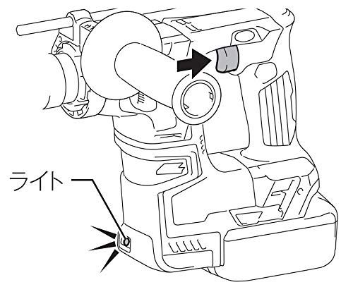  マキタ 充電式ハンマドリル18 V 17 mm SDS バッテリ 充電器付 ハンマードリル ハンマー てこ 打刻