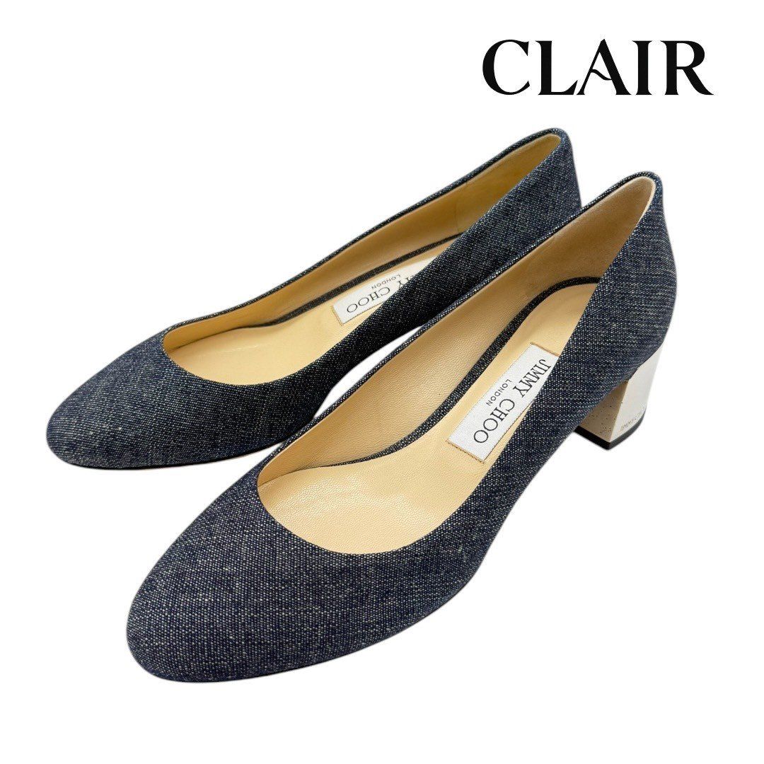 新品未使用】ジミーチュウ JIMMYCHOO パンプス デニム 新品未使用】ジミーチュウ JIMMYCHOO パンプス デニム