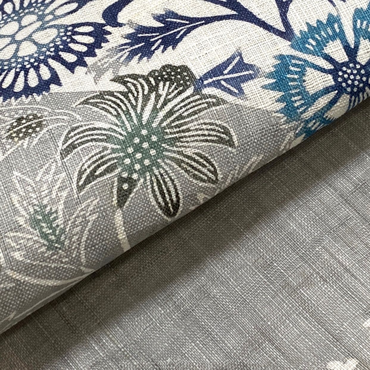 新品 お仕立て付き 単衣夏向き 麻 栗山吉三郎作 九寸帯 昼夜変り市松