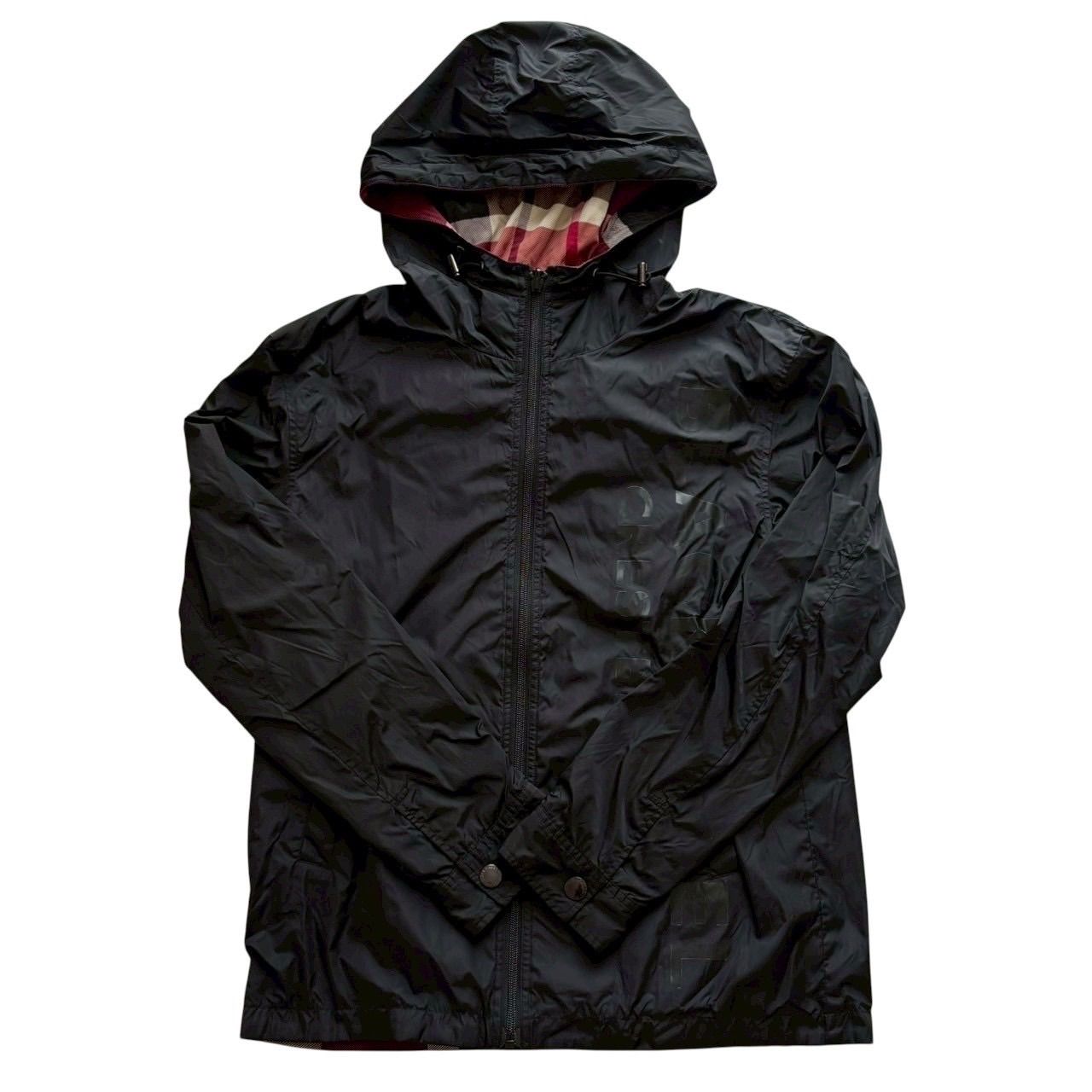 BLACK LABEL CRESTBRIDGE ブラックレーベルクレストブリッジ リバーシブルジャケット 黒 赤 ロゴ チェック レディース Mサイズ