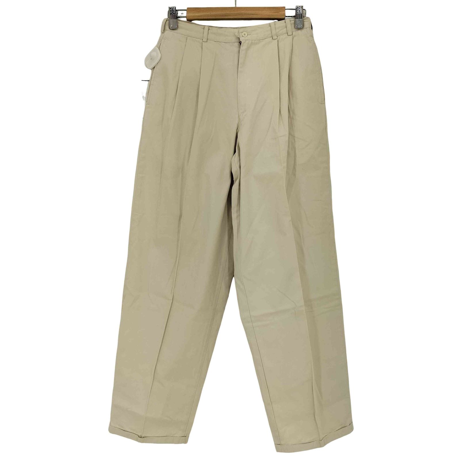 j3658*パパス/Papas*2タック/チノパン/コットンパンツ/スラックス/無地/ブラウン/茶 Papas パパス 2タック コットン チノパンツ 茶色 カーキ