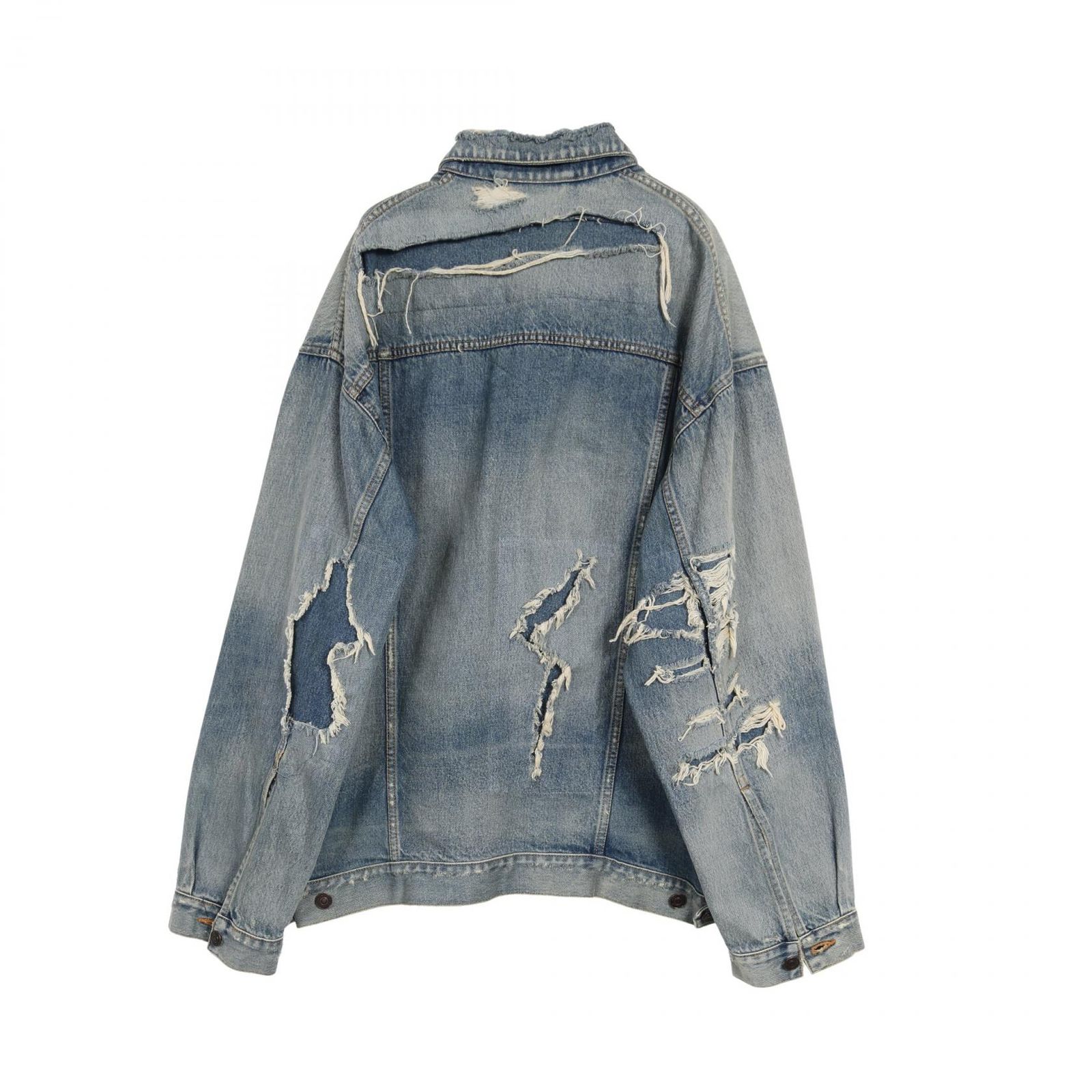 バレンシアガ BALENCIAGA デニムジャケット DESTROYED JACKET