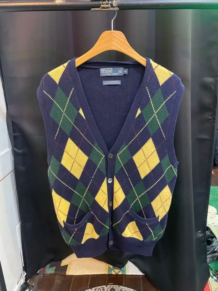 ポロ Ralph Lauren ラルフローレン 正規品 アーガイル柄 ベスト