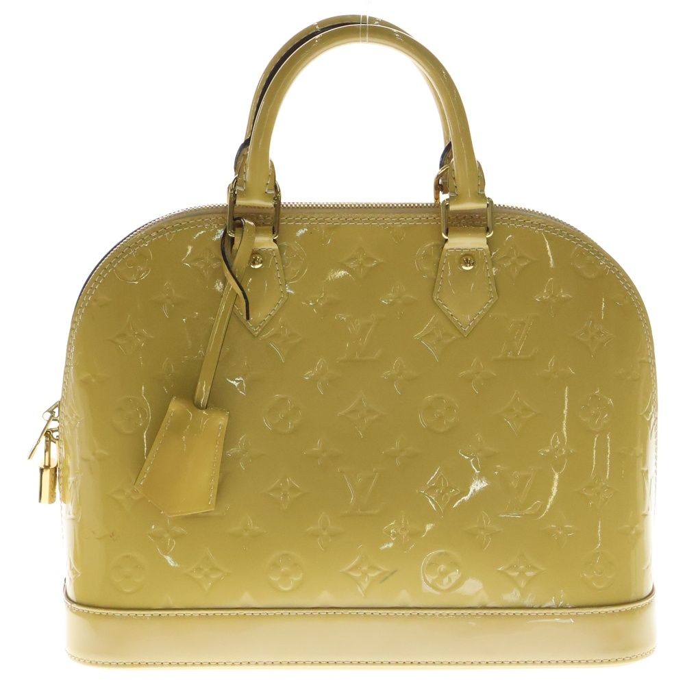 LOUIS VUITTON (ルイヴィトン) モノグラム ヴェルニ アルマPM イエロー