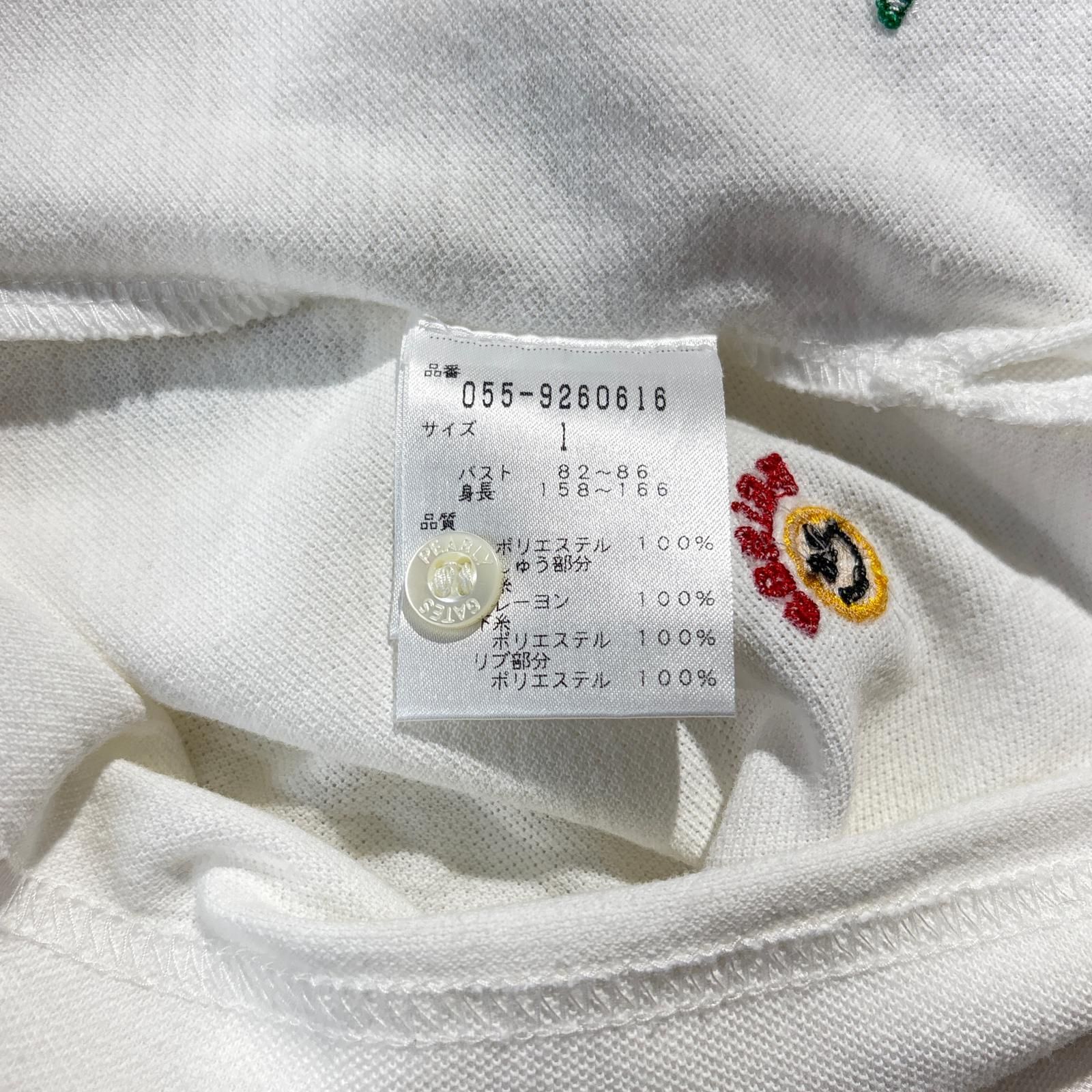レディース パーリーゲイツ PEARLY GATES 半袖ポロシャツ 1(M) 白