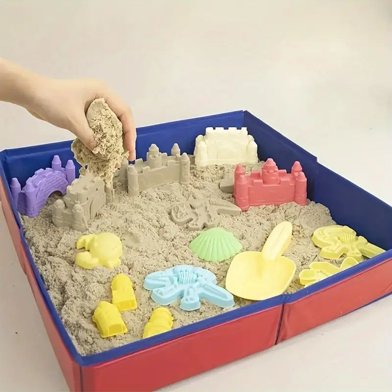 新品 【PVC折りたたみサンドプレート】ポータブル＆便利な折りたたみトレイ 屋外ビーチ・公園・ガーデンゲーム用 kkkmvo