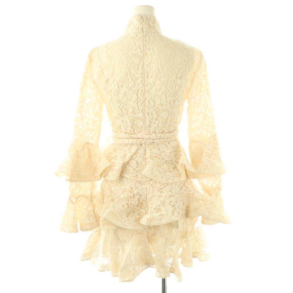 ジマーマン ZIMMERMANN シェルベルト付きリネンスカラップレース