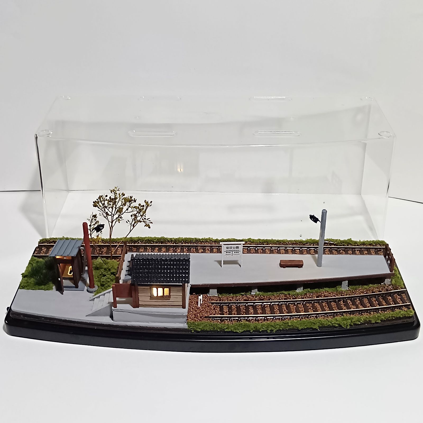 鉄道模型 HOゲージ ジオラマ 車両展示台(切欠ホーム) - メルカリ