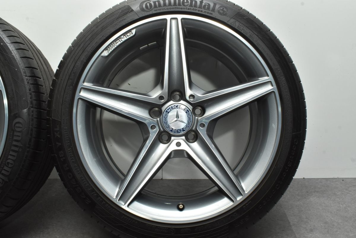 メルセデスベンツ W205 Cクラス AMG 純正ホイール 18インチ 4本 8.5J 