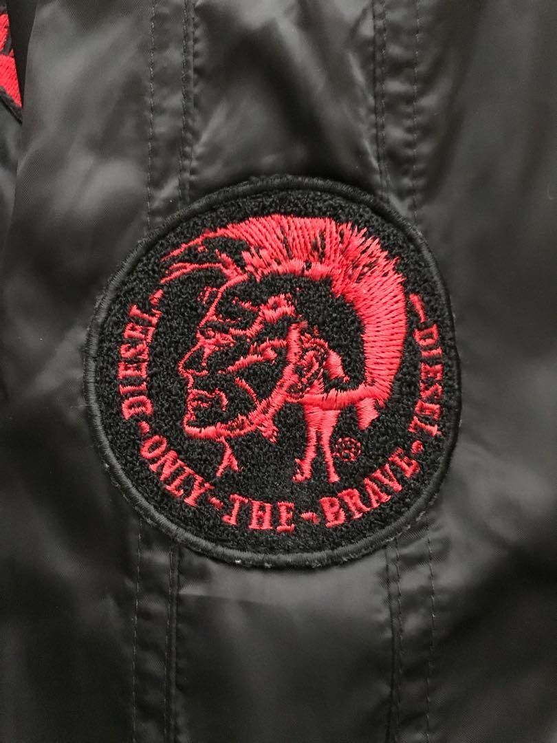 ディーゼル DIESEL スカジャン L ac Milan ボンバージャケット