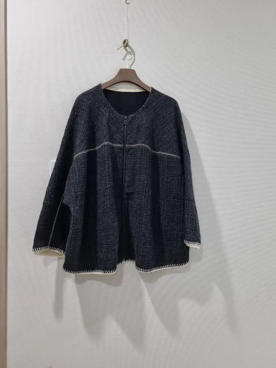 The HANDSOME SYSTEM ジップアップ カーディガン